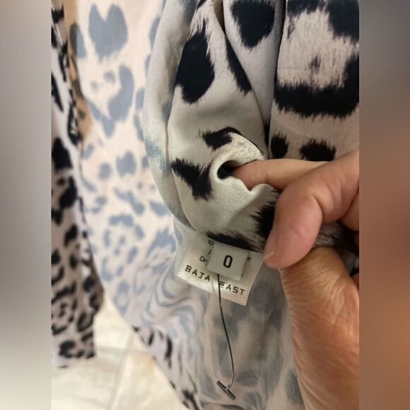 Baja East Oversized Animal Print Blazer Size: XS NWT - Picture 5 of 5